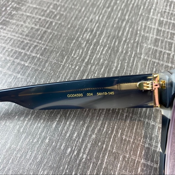 Gucci Sunglasses GG0459S gray purple lenses - Picture 14 of 16